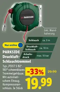 Lidl PARKSIDE Druckluft-Schlauchtrommel Angebot