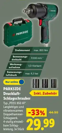 Lidl PARKSIDE Druckluft-Schlagschrauber Angebot