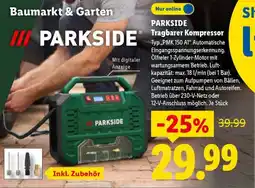 Lidl PARKSIDE Tragbarer Kompressor Angebot