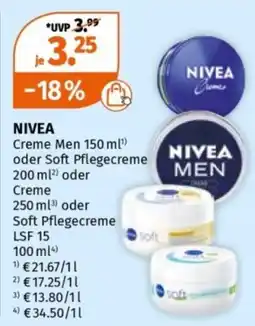 Müller NIVEA Creme Men Angebot