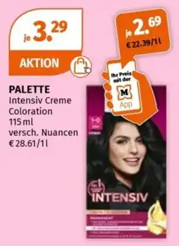 Müller PALETTE Intensiv Creme Coloration Angebot