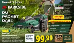Lidl PARKSIDE Akku-Rasenmäher 40 V Angebot