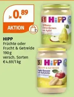 Müller HIPP Früchte oder Frucht & Getreide Angebot