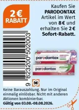 Müller PARODONTAX Artikel Angebot