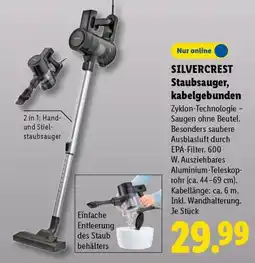Lidl SILVERCREST Staubsauger, kabelgebunden Angebot