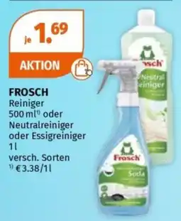 Müller FROSCH Reiniger Angebot