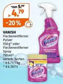 Müller Vanish Fleckenentferner Angebot