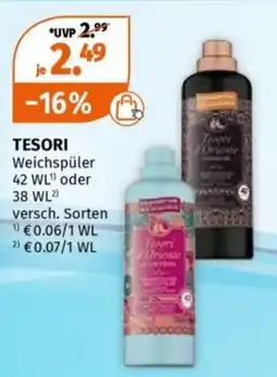 Müller TESORI Weichspüler Angebot