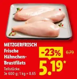 Lidl METZGERFRISCH Frische Hähnchen-Brustfilets Angebot