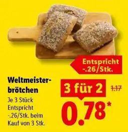 Lidl Weltmeister-brötchen Angebot