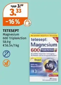 Müller TETESEPT Magnesium 600 TripleAction Angebot
