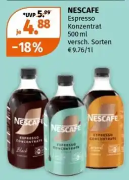 Müller NESCAFE Espresso Konzentrat Angebot
