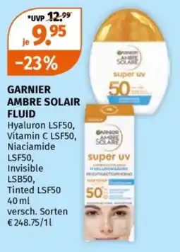 Müller GARNIER AMBRE SOLAIR FLUID Angebot