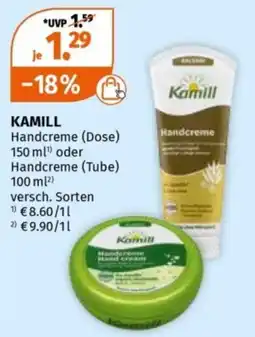 Müller Kamill Handcreme Angebot