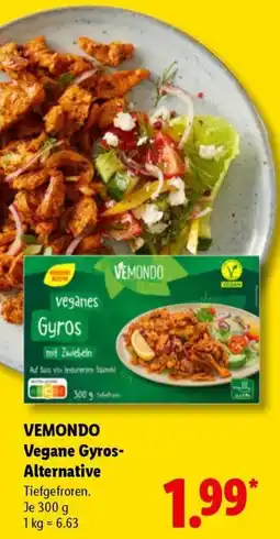Lidl VEMONDO Vegane Gyros-Alternative Angebot