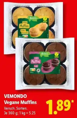 Lidl VEMONDO Vegane Muffins Angebot
