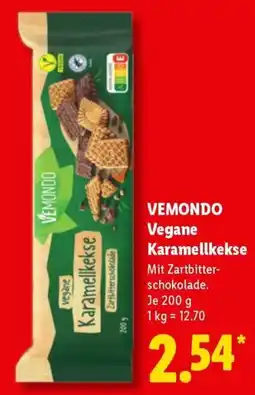 Lidl VEMONDO Vegane Karamellkekse Angebot