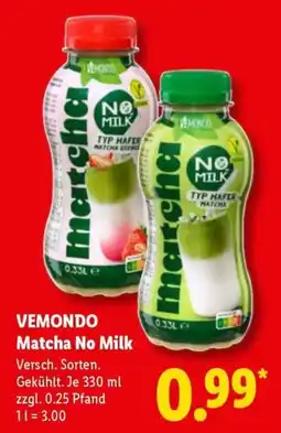 Lidl VEMONDO Matcha No Milk Angebot