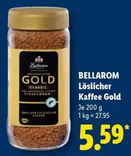 Lidl Bellarom Löslicher Kaffee Gold Angebot