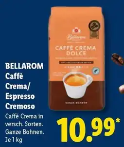 Lidl BELLAROM Caffè Crema/Espresso Cremoso Angebot