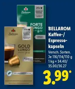Lidl Bellarom Kaffee-/Espresso-kapseln Angebot