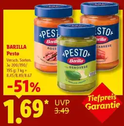 Lidl Barilla Pesto Angebot