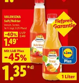Lidl Valensina Saft/Nektar Angebot
