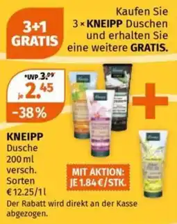 Müller KNEIPP Dusche Angebot