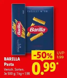 Lidl Barilla Pasta Angebot