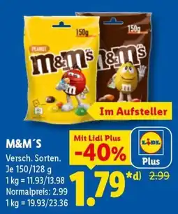 Lidl M&M'S Angebot