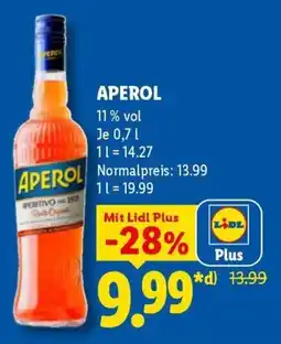 Lidl APEROL Angebot