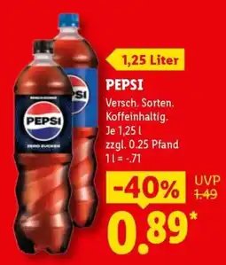 Lidl PEPSI Angebot