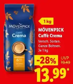 Lidl MÖVENPICK Caffè Crema Angebot