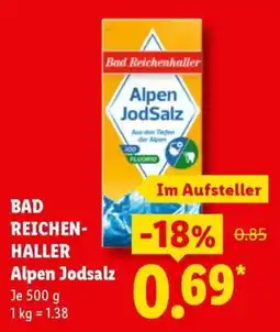 Lidl Bad Reichenhaller Alpen JodSalz Angebot