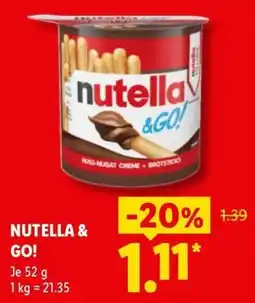 Lidl Nutella & GO! Angebot
