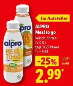 Lidl ALPRO Meal to go Angebot