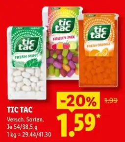 Lidl TIC TAC Angebot