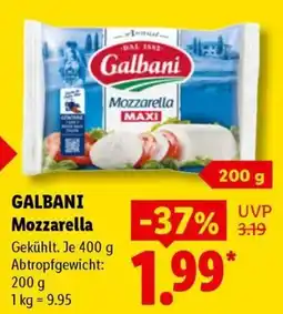 Lidl Galbani Mozzarella Angebot