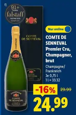 Lidl COMTE DE SENNEVAL Premier Cru, Champagner, brut Angebot