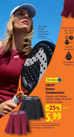 Lidl CRIVIT Damen-Funktionsskort Angebot