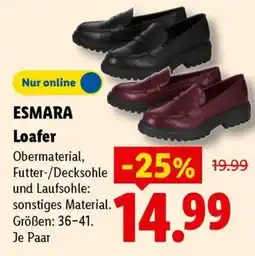 Lidl ESMARA Loafer Angebot