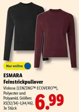 Lidl ESMARA Feinstrickpullover Angebot