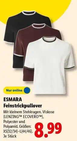 Lidl ESMARA Feinstrickpullover Angebot