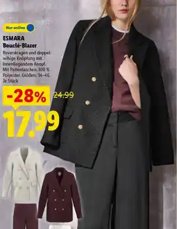 Lidl ESMARA Bouclé-Blazer Angebot