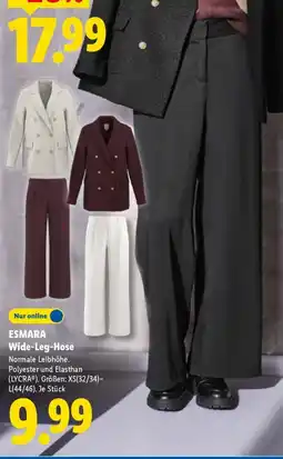 Lidl ESMARA Wide-Leg-Hose Angebot