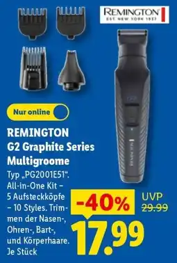 Lidl REMINGTON G2 Graphite Series Multigroom Angebot