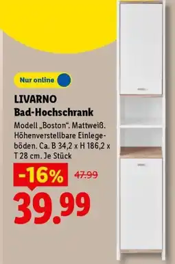 Lidl LIVARNO Bad-Hochschrank Angebot
