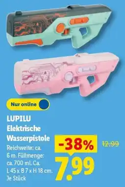 Lidl LUPILU Elektrische Wasserpistole Angebot
