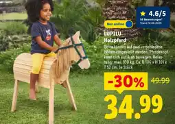 Lidl LUPILU Holzpferd Angebot