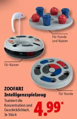 Lidl ZOOFARI Intelligenzspielzeug Angebot